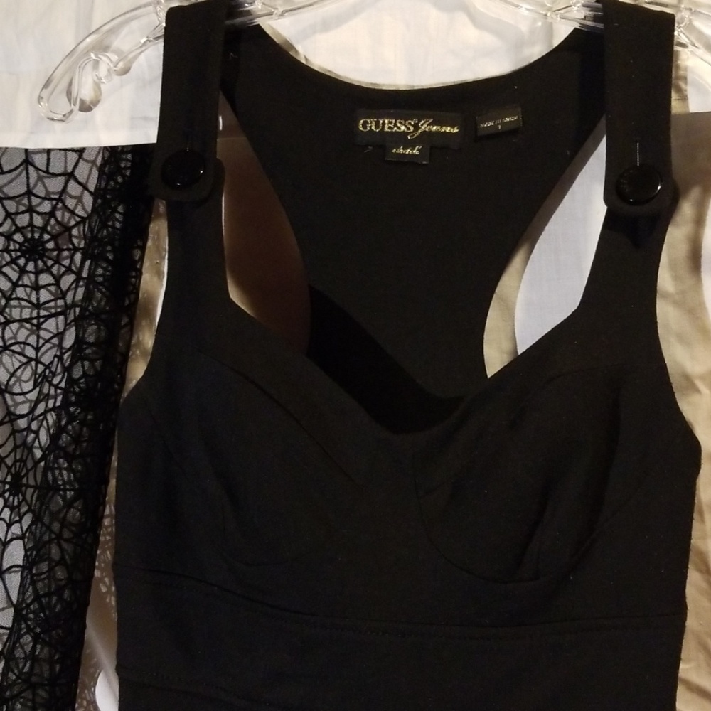 Black GUESS jumper dress. Excellent Used Condition - Picture 7 of 8